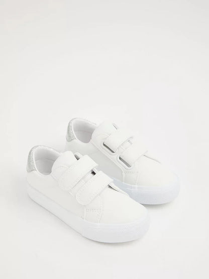 Twin Strap Glitter Trainers