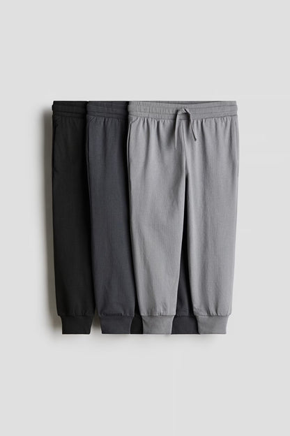 3 Pack Cotton Joggers