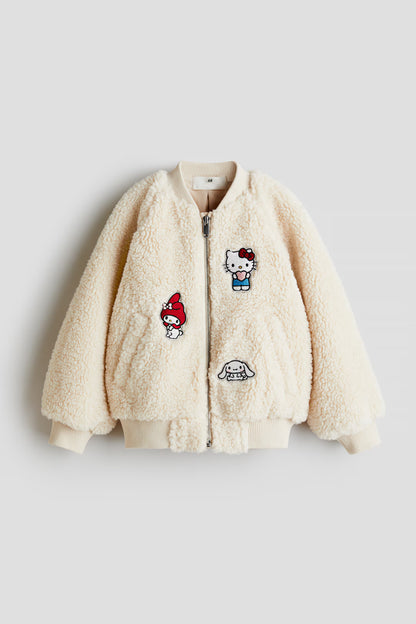 Hello Kitty Teddy Bomber Jacket