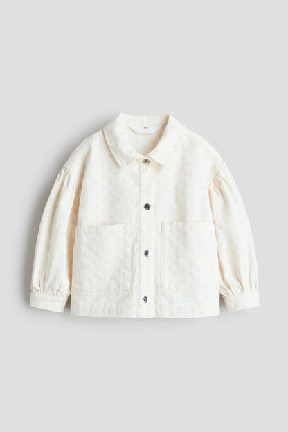 Embroidered twill jacket