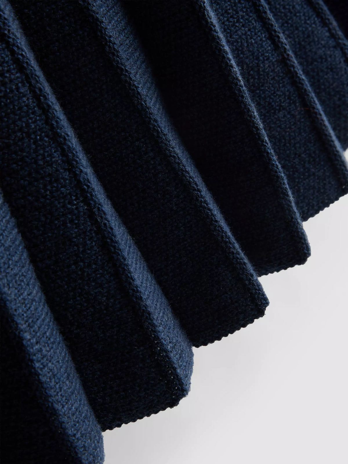 Collared Cardigan and Pleated Skirt Set