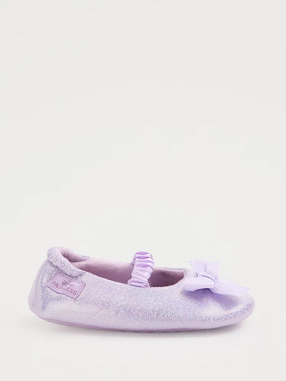 Disney Rapunzel Purple Glitter Slipper Sock