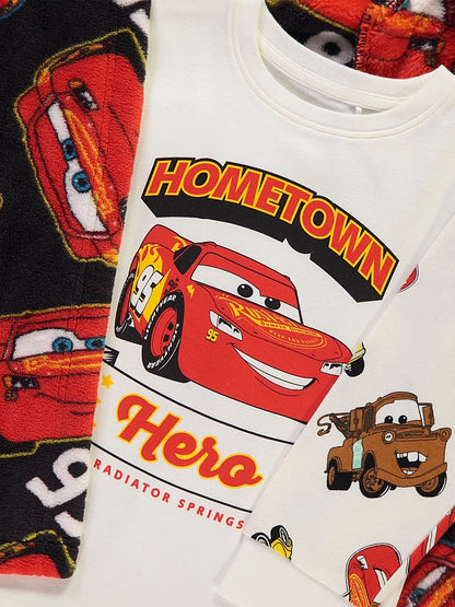 Disney Cars Lightning McQueen Pyjamas and Dressing Gown Set