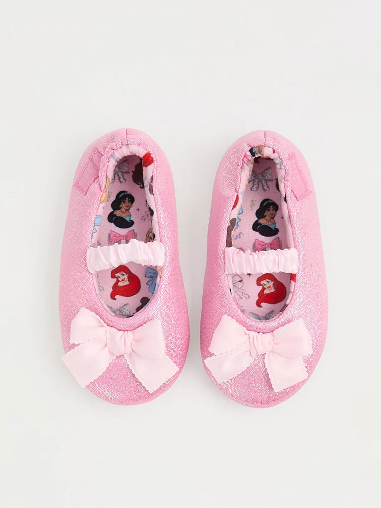 Disney Princess Pink Glitter Slipper Sock
