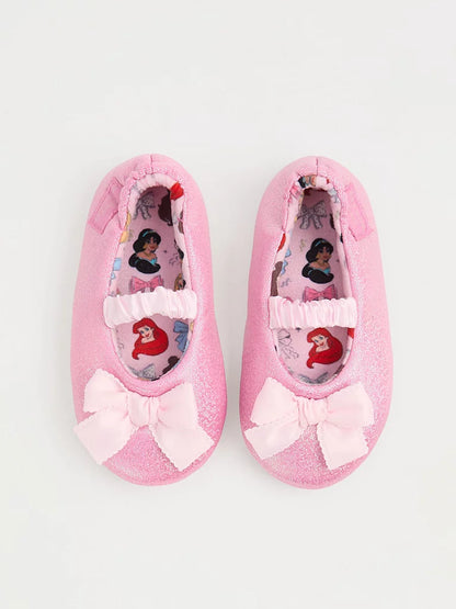 Disney Princess Pink Glitter Slipper Sock