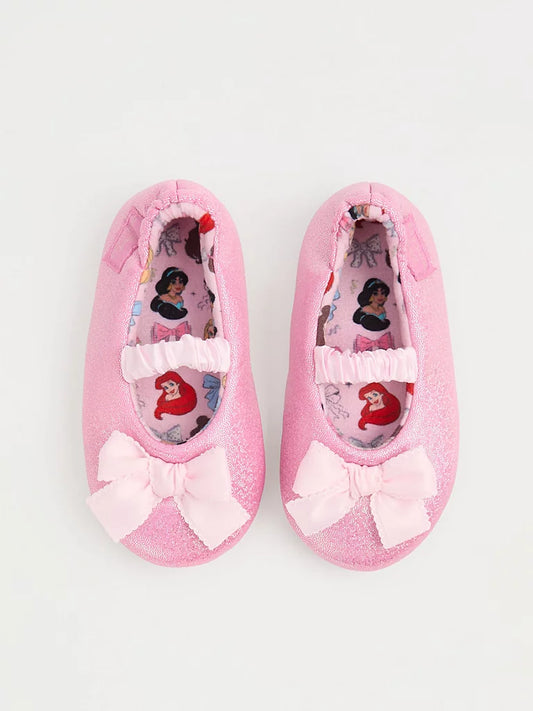 Disney Princess Pink Glitter Slipper Sock