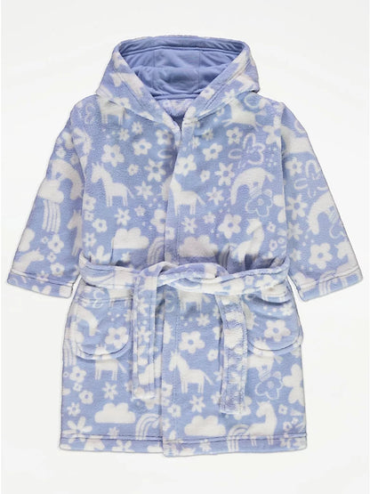 Unicorn Cloud Fleece Dressing Gown