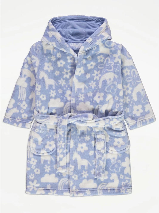 Unicorn Cloud Fleece Dressing Gown