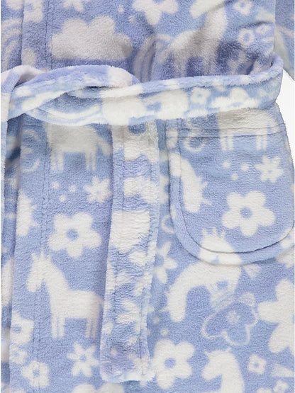 Unicorn Cloud Fleece Dressing Gown