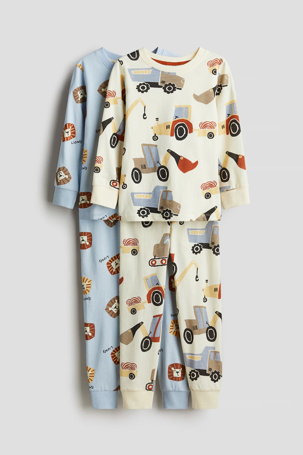 2-pack printed cotton pyjamas