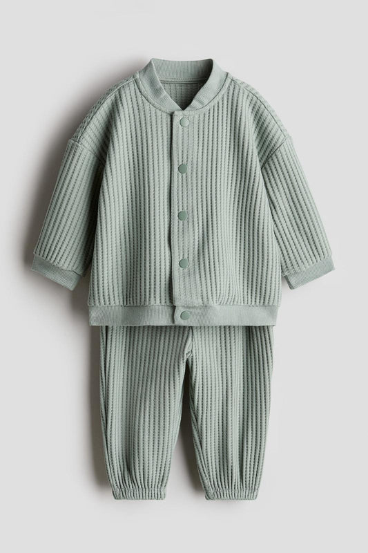 2 Piece Waffled Cotton Set