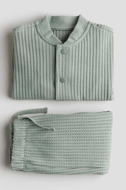 2 Piece Waffled Cotton Set