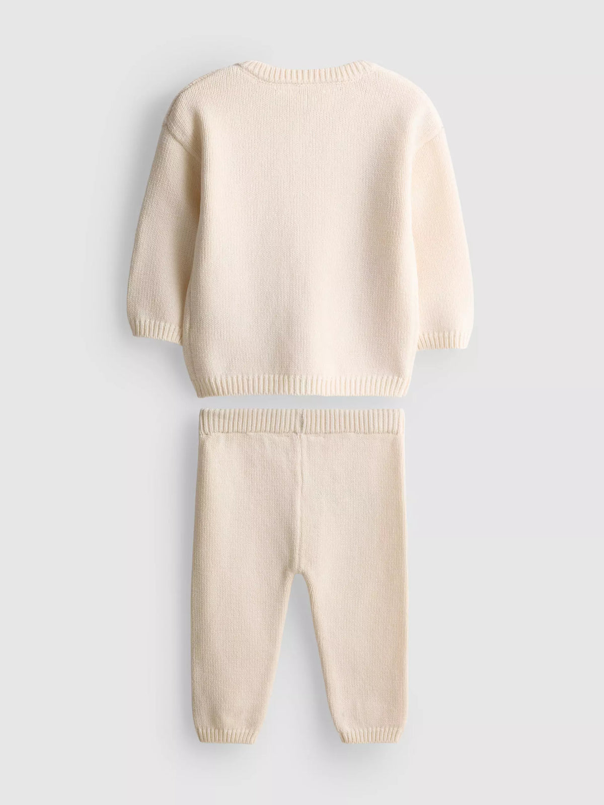 Pure Cotton Embroidered Cardigan and Leggings Set