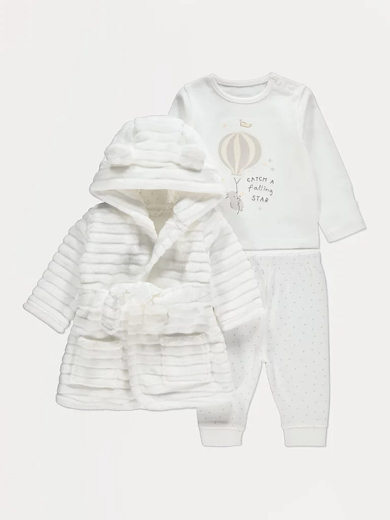 White Star Pyjamas and Dressing Gown