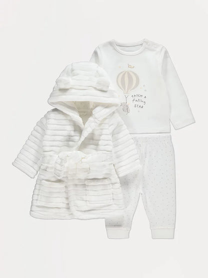 White Star Pyjamas and Dressing Gown