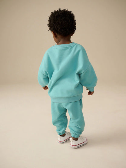 Dino Jersey Sweatshirt and Joggers Set