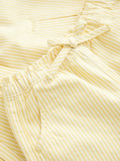 Ochre Yellow Stripe Shacket And Trousers